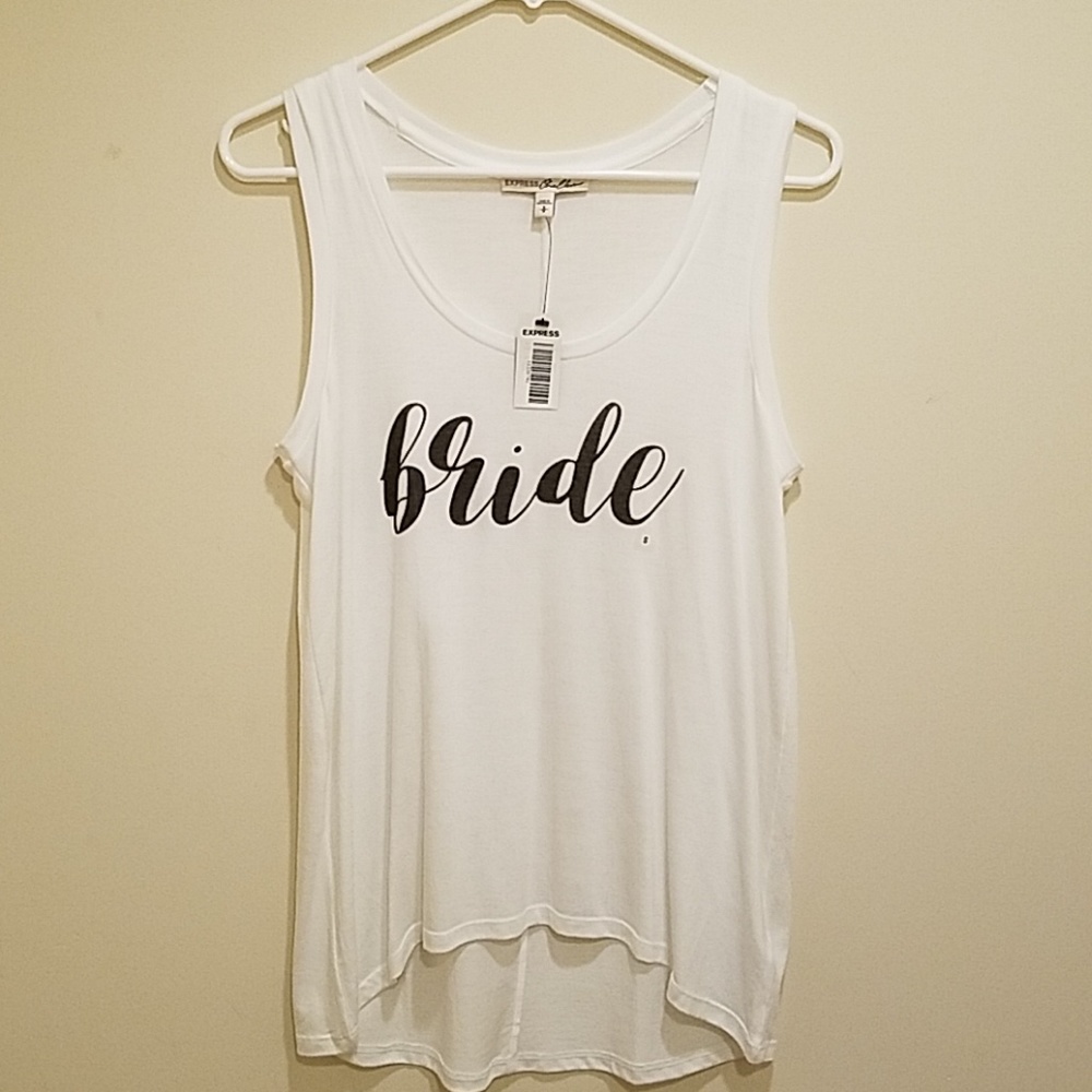 NWT Bride Tank Top